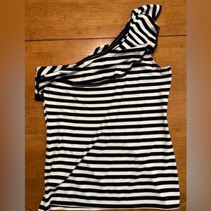 WHBM One Shoulder Blouse